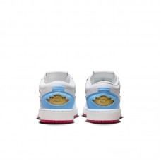 Подростковые Jordan 1 Low SE University Blue Gradient (GS)