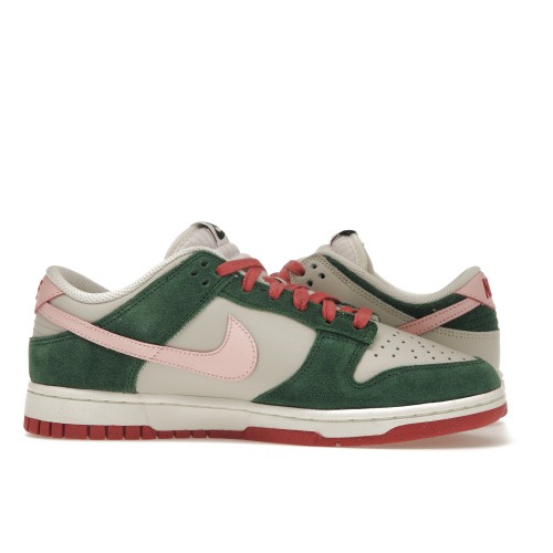 Кроссы Nike Dunk Low SE All Petals United Fir Green (W) - женская сетка размеров