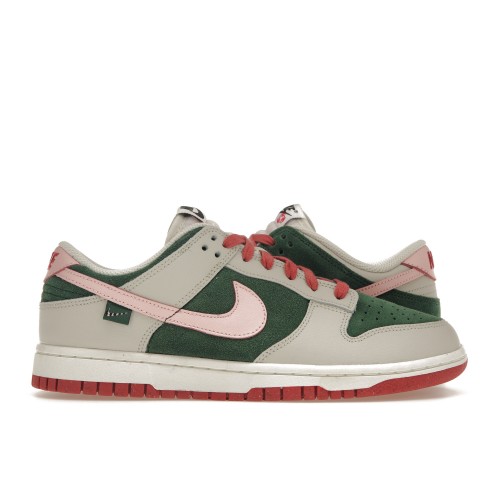 Кроссы Nike Dunk Low SE All Petals United Fir Green (W) - женская сетка размеров