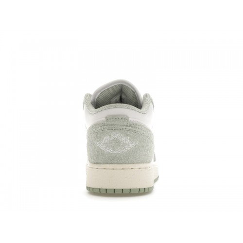 Кроссы Jordan 1 Low SE White Seafoam (GS) - подростковая сетка размеров