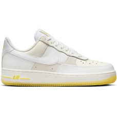 Женские кроссовки Nike Air Force 1 Low 07 UV Reactive Patchwork White Multicolor Yellow (W)