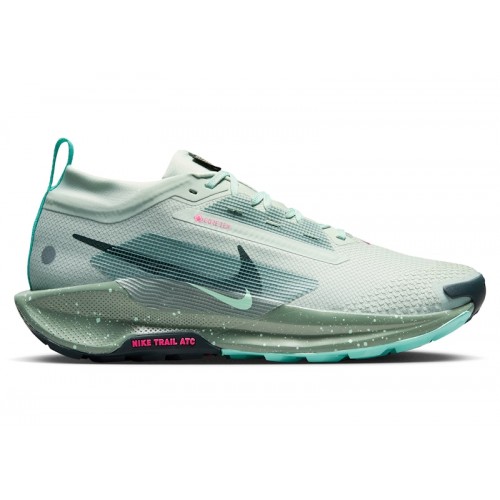 Кроссы Nike React Pegasus Trail 5 Gore-Tex Light Silver Clay Green - мужская сетка размеров