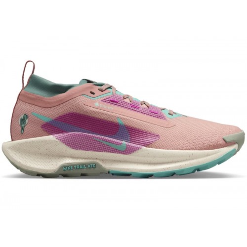 Кроссы Nike React Pegasus Trail 5 Gore-Tex Red Stardust Green Frost (W) - женская сетка размеров