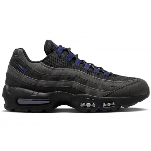 Кроссы Nike Air Max 95 Jewel Black Deep Royal - мужская сетка размеров