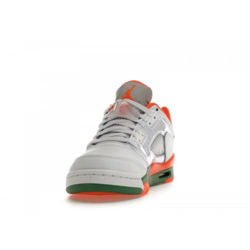 Air Jordan 5 Retro Low GS Hurricanes - подростковая сетка размеров