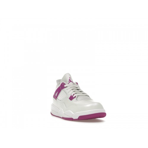 Кроссы Jordan 4 Retro Hyper Violet (PS) - детская сетка размеров