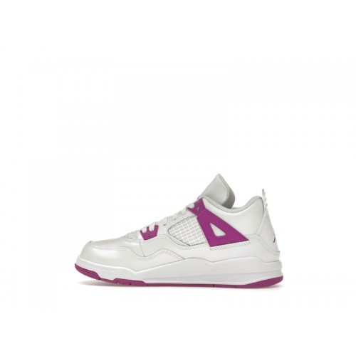 Кроссы Jordan 4 Retro Hyper Violet (PS) - детская сетка размеров