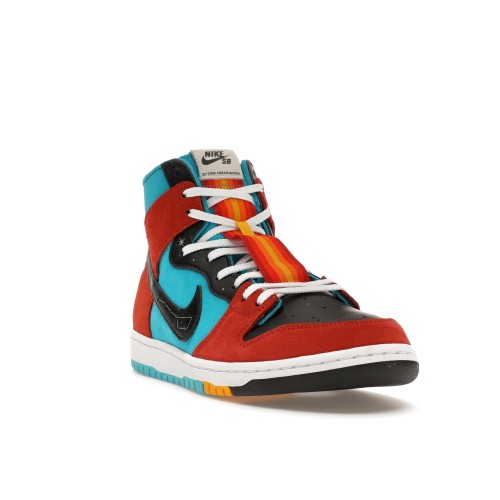 Кроссы Nike SB Dunk High Diorr Greenwood Navajo Arts - мужская сетка размеров