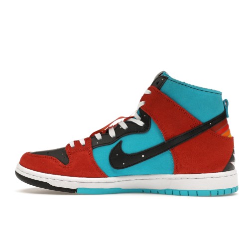 Кроссы Nike SB Dunk High Diorr Greenwood Navajo Arts - мужская сетка размеров