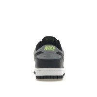 Кроссовки Nike Dunk Low Black Cool Grey Volt Mini Swoosh