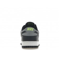 Кроссовки Nike Dunk Low Black Cool Grey Volt Mini Swoosh