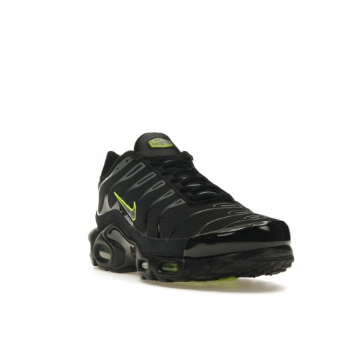 Кроссы Nike Air Max Plus Black Volt - мужская сетка размеров