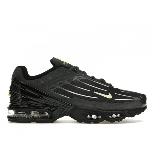 Кроссы Nike Air Max Plus 3 Black Volt - мужская сетка размеров