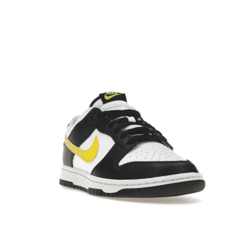 Кроссы Nike Dunk Low Black Opti Yellow - мужская сетка размеров