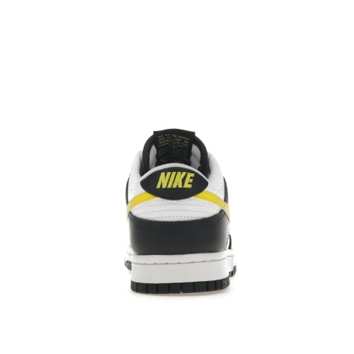 Кроссы Nike Dunk Low Black Opti Yellow - мужская сетка размеров