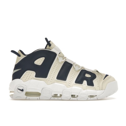 Кроссы Nike Air More Uptempo 96 Coconut Milk Navy (W) - женская сетка размеров