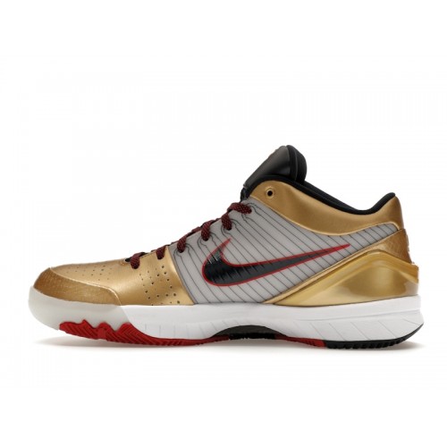 Кроссы Nike Kobe 4 Protro Gold Medal (2024) - мужская сетка размеров