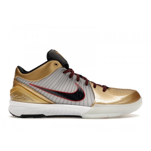 Кроссы Nike Kobe 4 Protro Gold Medal (2024) - мужская сетка размеров