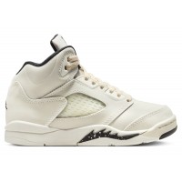 Детские Jordan 5 Retro SE Sail Light Orewood Brown Coconut Milk Black (PS)