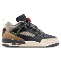 Подростковые Jordan Spizike Low Anthracite Mango Cargo Khaki (GS)