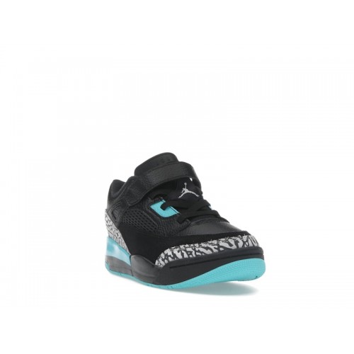 Jordan Spizike Low Black Gamma Blue (PS) - детская сетка размеров