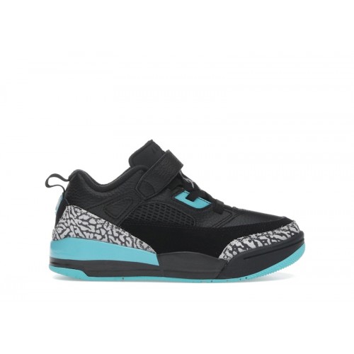 Jordan Spizike Low Black Gamma Blue (PS) - детская сетка размеров