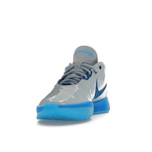 Кроссы Nike LeBron 21 Blue Diver (Translucent Blue Outsole) - мужская сетка размеров