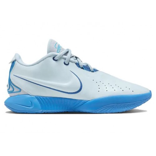 Кроссы Nike LeBron 21 EP Blue Diver (Solid Blue Outsole) - мужская сетка размеров