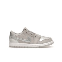 Кроссовки для малыша Jordan 1 Low OG Metallic Silver (TD)
