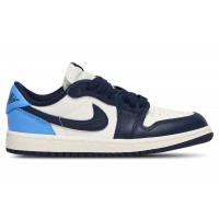 Детские кроссовки Jordan 1 Low OG Obsidian UNC (PS)