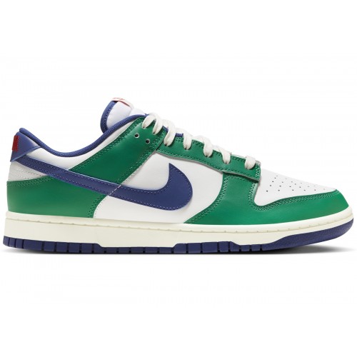 Кроссы Nike Dunk Low Retro Gorge Green Deep Royal Blue - мужская сетка размеров