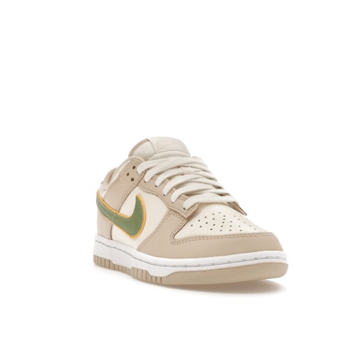 Кроссы Nike Dunk Low Pale Ivory Oil Green (W) - женская сетка размеров