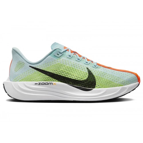 Кроссы Nike ZoomX Pegasus Plus Glacier Blue Life Lime - мужская сетка размеров