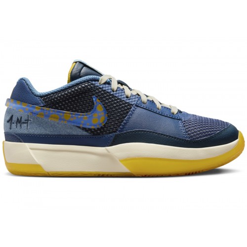 Кроссы Nike Ja 1 Mystic Navy (GS) - подростковая сетка размеров