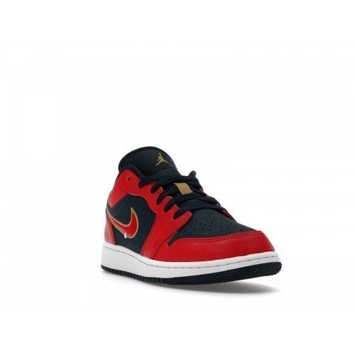 Air Jordan 1 Low GS Olympic - подростковая сетка размеров