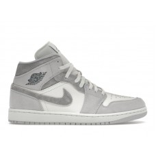 Кроссовки Jordan 1 Mid SE Neutral Grey Sail