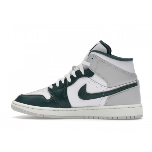 Кроссы Jordan 1 Mid SE Oxidized Green - мужская сетка размеров