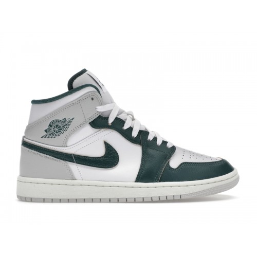 Кроссы Jordan 1 Mid SE Oxidized Green - мужская сетка размеров