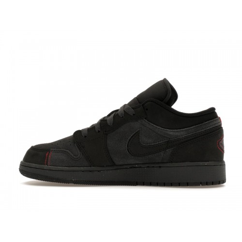 Air Jordan 1 Low SE Craft GS Dark Smoke Red - подростковая сетка размеров