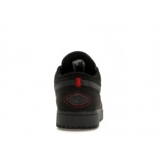 Подростковые Jordan 1 Low SE Craft Dark Smoke Red (GS)