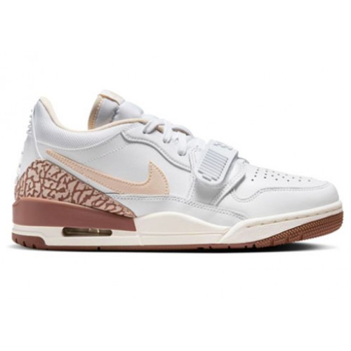 Кроссы Jordan Legacy 312 Low White Archaeo Brown (W) - женская сетка размеров