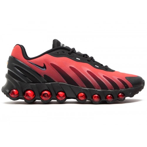 Кроссы Nike Air Max Dn8 Black Bright Crimson - мужская сетка размеров
