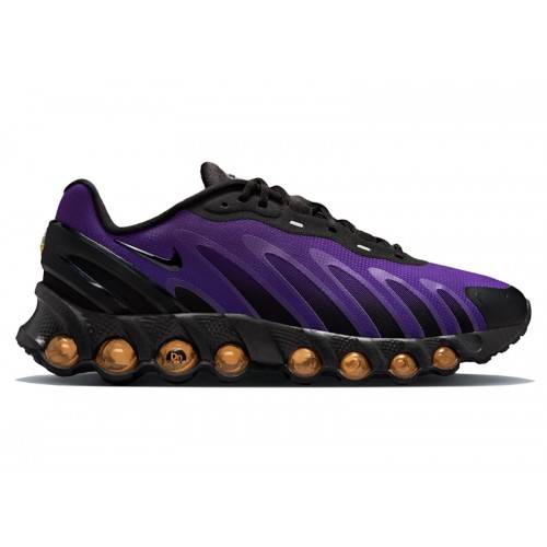 Кроссы Nike Air Max Dn8 Black Total Orange Fierce Purple - мужская сетка размеров
