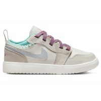 Детские Jordan 1 Low ALT SE Sail Legend Light Brown Violet Dust Neutral Grey (PS)
