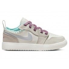 Детские Jordan 1 Low ALT SE Sail Legend Light Brown Violet Dust Neutral Grey (PS)