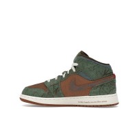 Подростковые Jordan 1 Mid Treeline (GS)