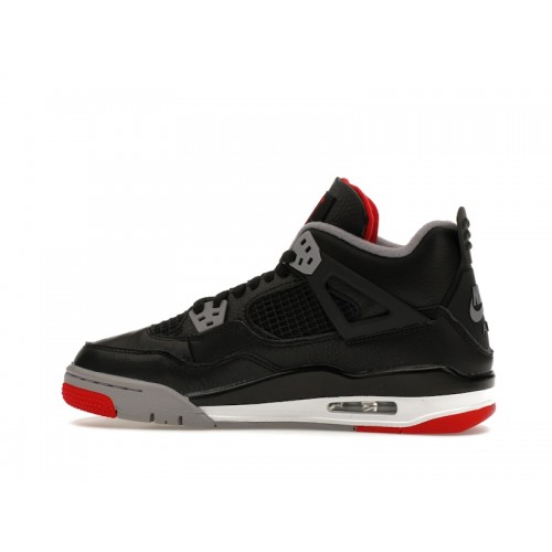 Кроссы Jordan 4 Retro Bred Reimagined (GS) - подростковая сетка размеров