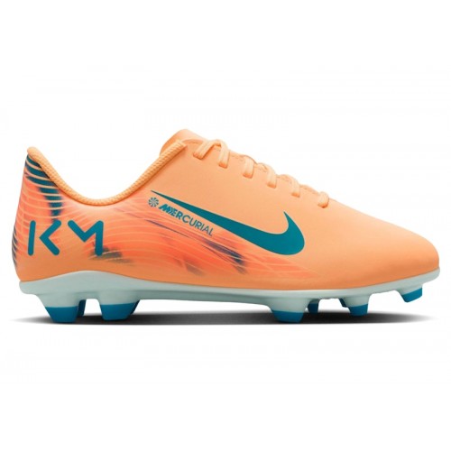 Nike Zoom Mercurial Vapor 16 Club FG Kylian Mbappé Melon Tint (GS) - подростковая сетка размеров
