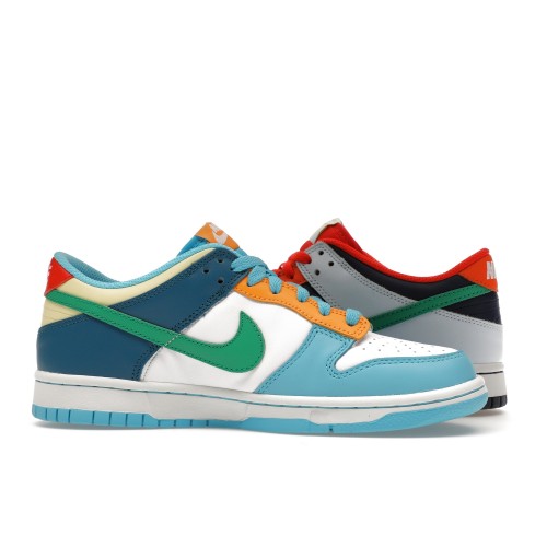 Кроссы Nike Dunk Low What The (GS) - подростковая сетка размеров
