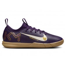 Подростковые Nike Zoom Mercurial Vapor 16 Academy IC Kylian Mbappé Grand Purple (GS)